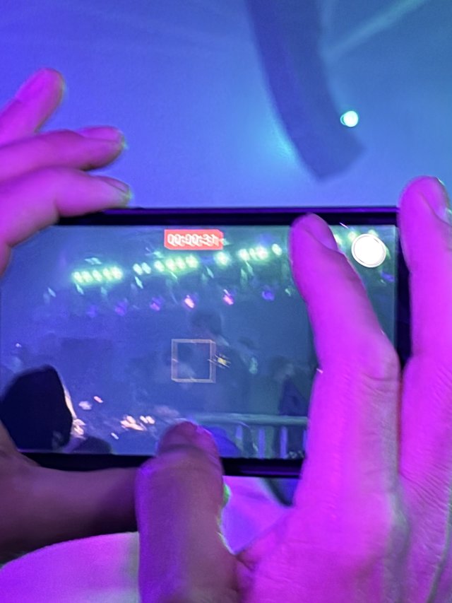 Gaming Under Purple Light - First Person Shooter Gameplay