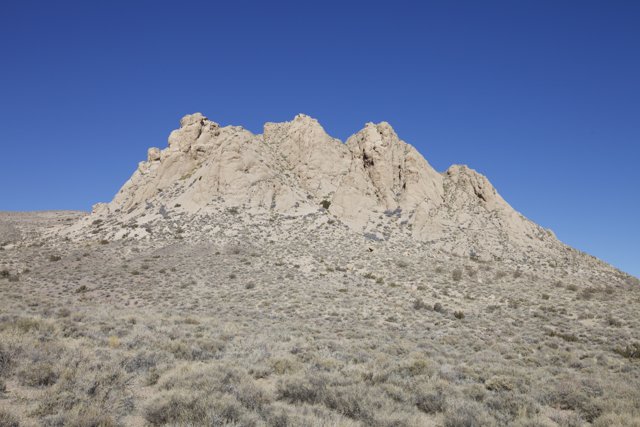 Majestic Rock Formation in Death Valley