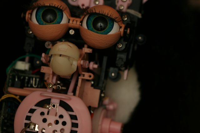 Pink-Eyed Robot