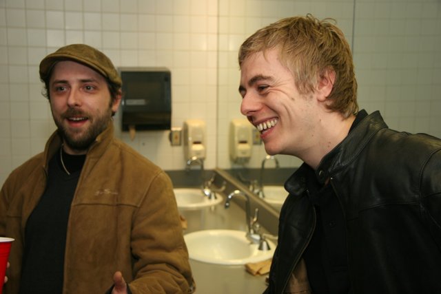 Two Men in the Bathroom