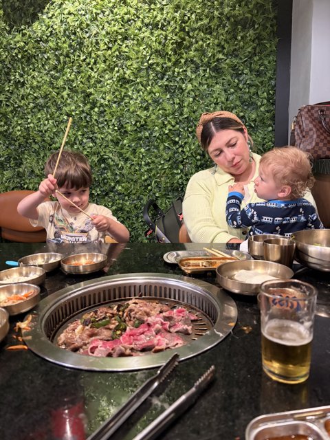 Family Feast at the Hot Pot