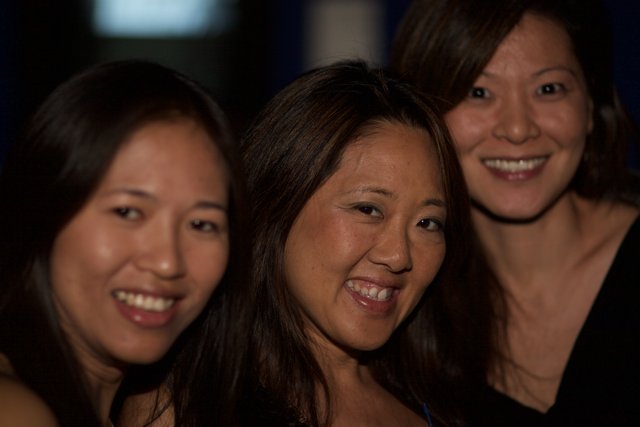 Three Asian Beauties Enjoying a Night Out