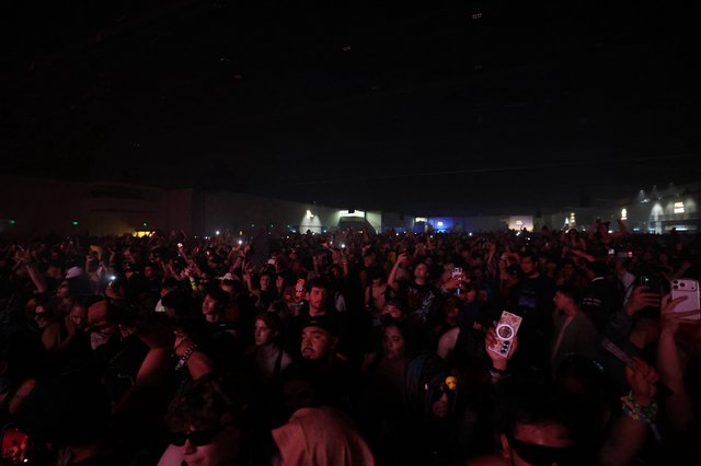 Massive Night Crowd at Wobbleland Music Festival 2026