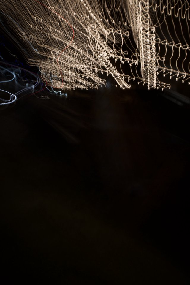 Light Trails Dancing in the Night Sky