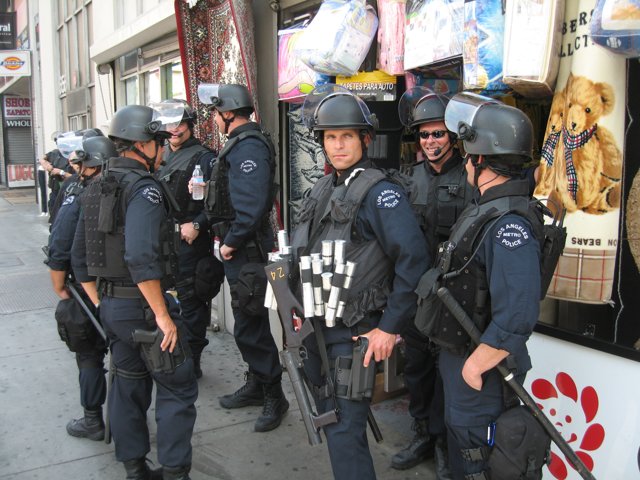 Police Officers Patrolling the Streets