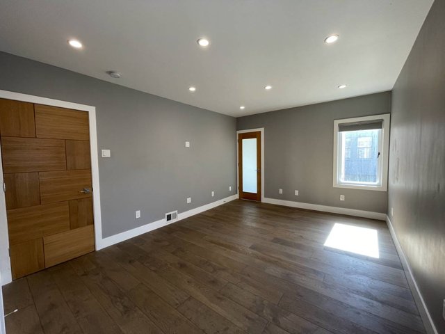 Gray Hues and Hardwood Floors