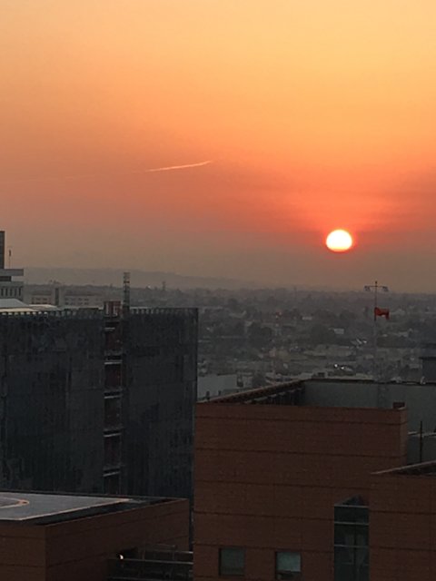 Madrid's Sunset Skyline