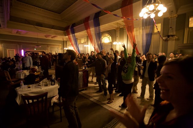 Election Night Celebration in Grand Ballroom 2008