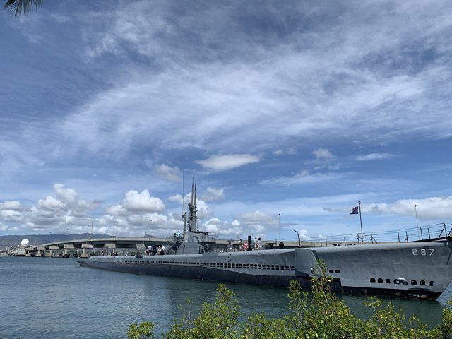 Submarine at Pearl Harbor Harbor