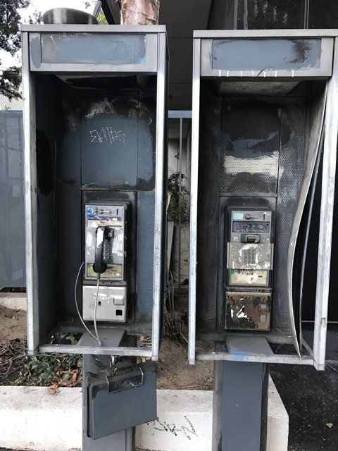 Defaced Pay Phones