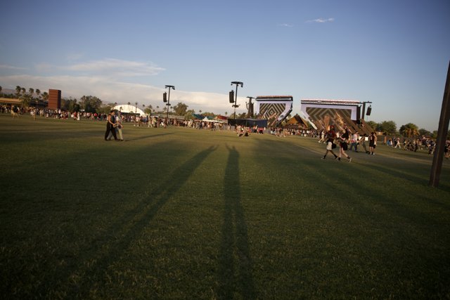 Sunset Strides at Coachella 2024