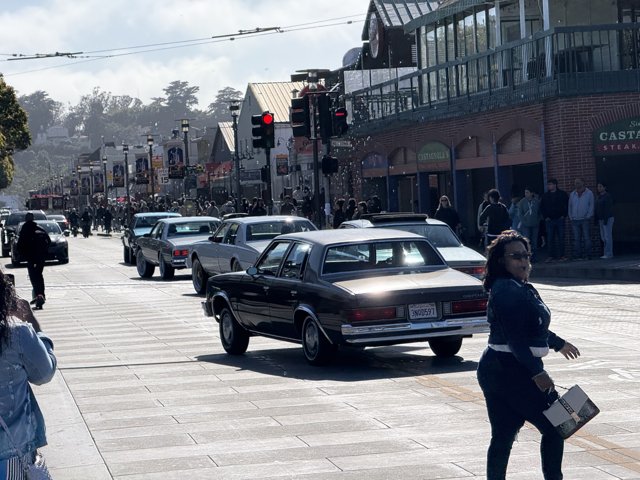 Bustling Afternoon at Fisherman's Wharf