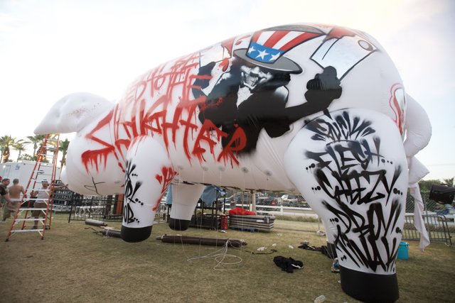 Graffiti Pig at Coachella
