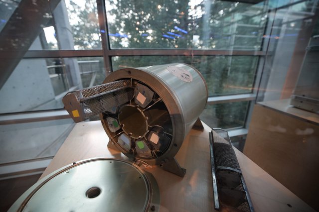 Spacecraft Heat Shield and Component Display at Museum