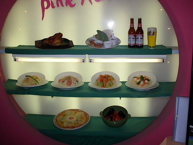 Pink Moji Food Court Delights
