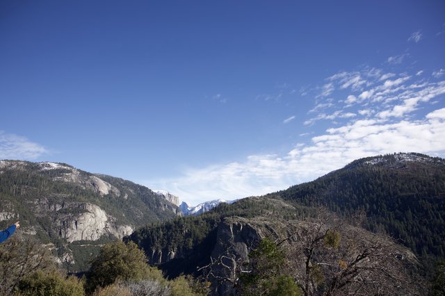 Yosemite Valley Winter Mountain Vista