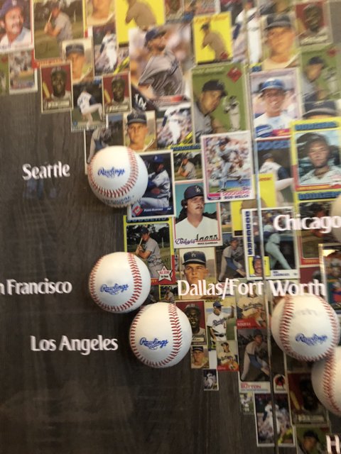Baseball Legends Display