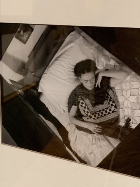 Frida Kahlo in Bed