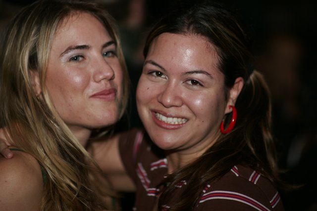 Smiling Women on Night Out