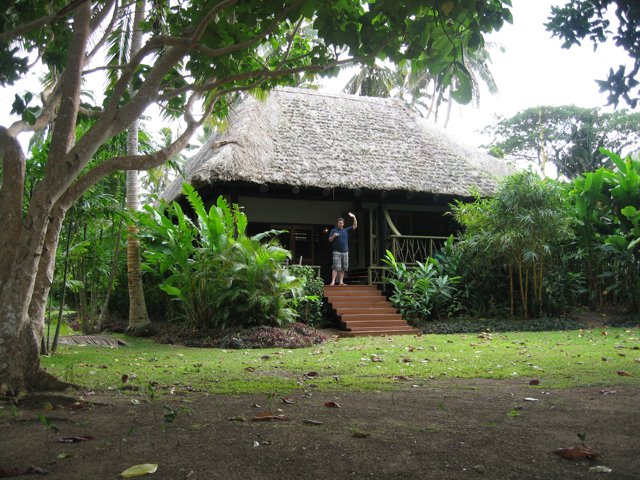 Porch View of an Arbour Hut