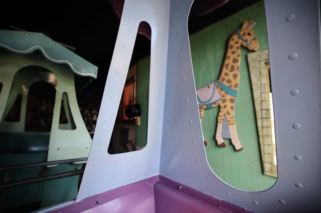 Vintage Carousel Giraffe at Fantasyland Attraction