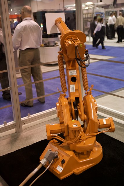 The Great Orange Robot at the Robot Automation Show