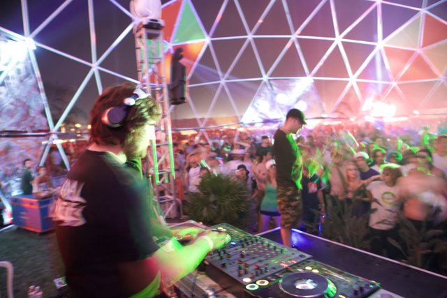 DJ rocks the Coachella Night Club