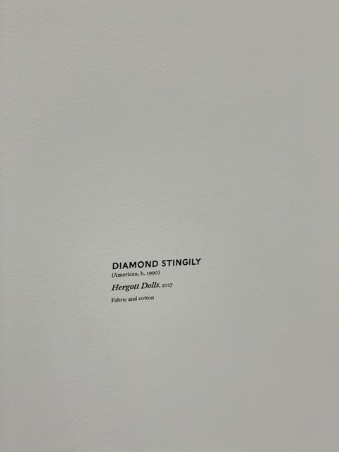 Diamonds Stilley Sign on White Wall