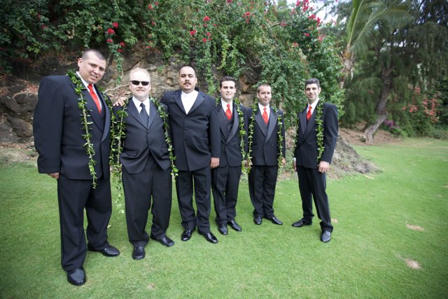 Hawaiian Wedding Party