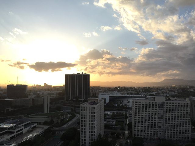 The Stunning Sunset of Los Angeles