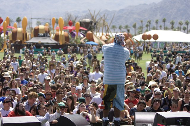 Man Rocks Coachella Stage as Crowds Go Wild