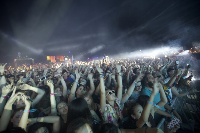 Urban Crowd at Coachella Music Festival