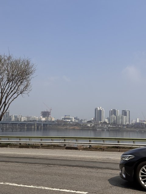 Futuristic Drive in the Heart of Seoul