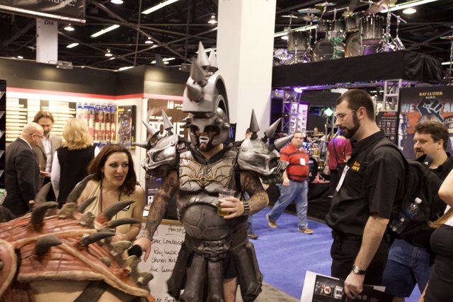Dragon Man Takes over NAMM Convention