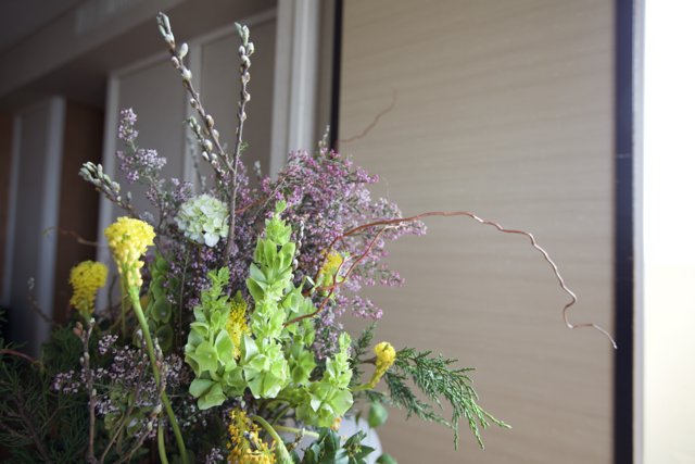 Beautiful Flower Arrangement in an Artistic Vase