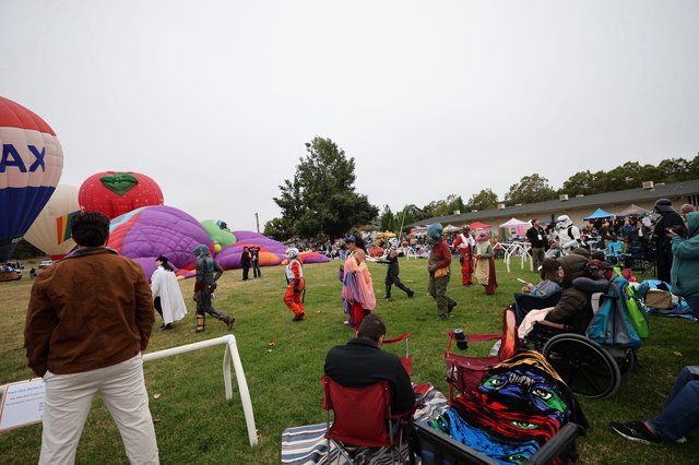 Star Wars Cosplayers Parade at Hot Air Balloon Festival