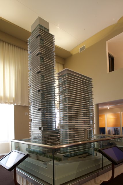 Model of a Modern Office Tower
