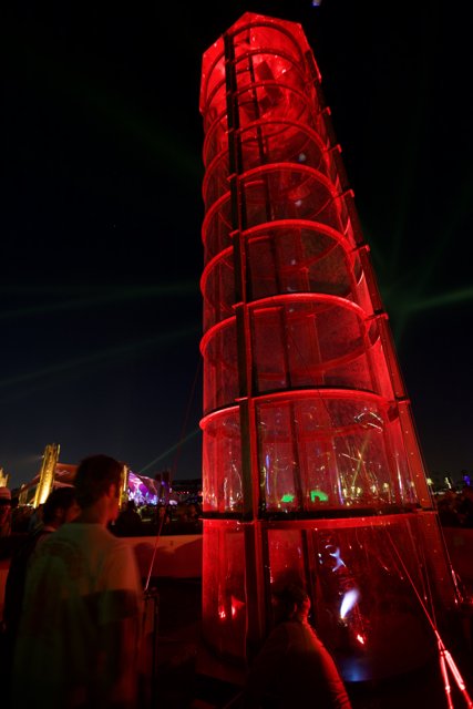 Towering Red Light