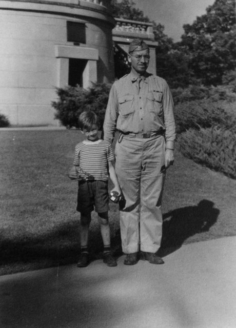 Father and Son in Uniform