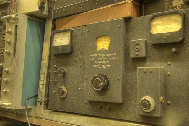 Vintage Radio Control Panel