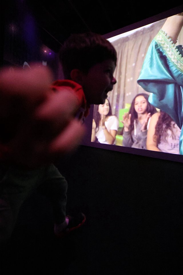 Family Enjoying Baby Rave at Asian Art Museum