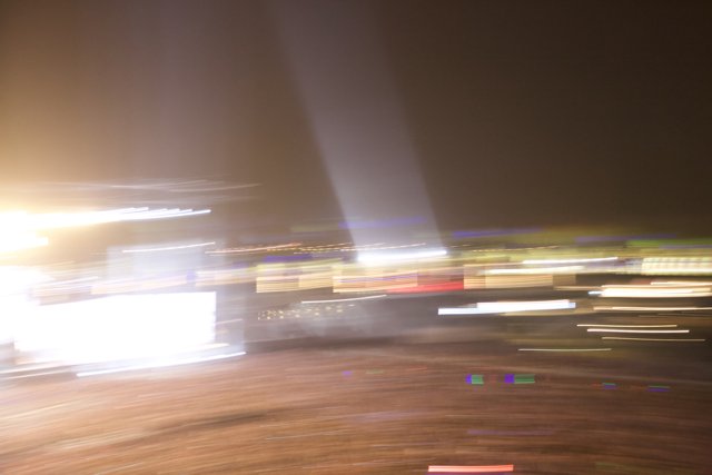 Blurred City Lights at Coachella