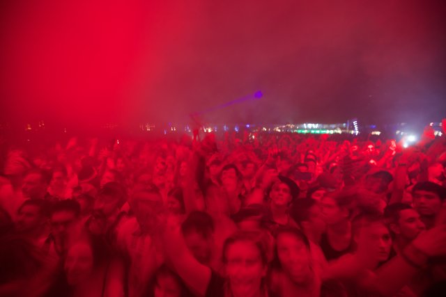 Red Lights and Raging Crowd