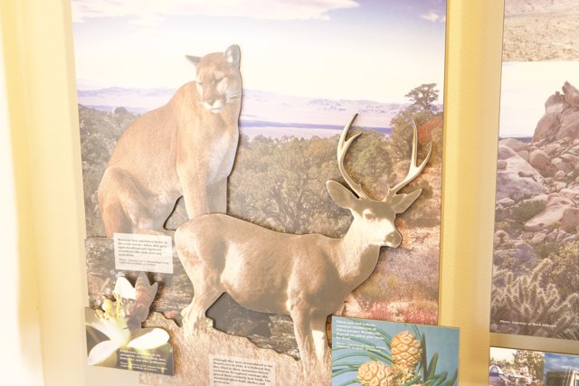 A Display of Wildlife on the Wall