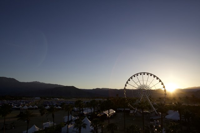 Ferris Wheel Fun at Coachella Sunset