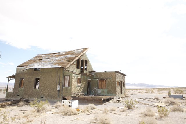 The Abandoned Hut in the Desert
