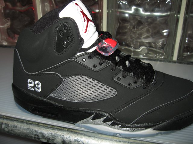 Classic Black and White Jordan Basketball Sneakers