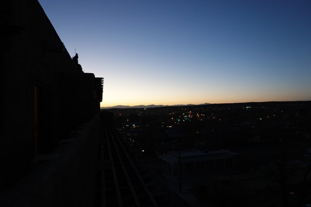 Sunset Skyline Silhouette