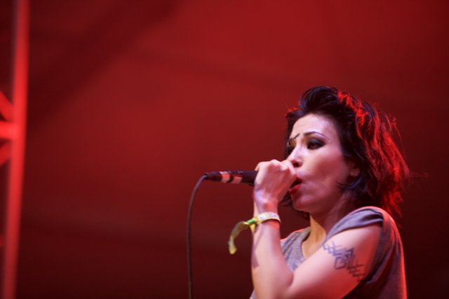 Tattooed Singer Rocks Coachella Crowd