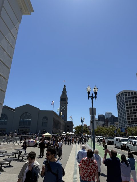 Bustling Day at the Embarcadero